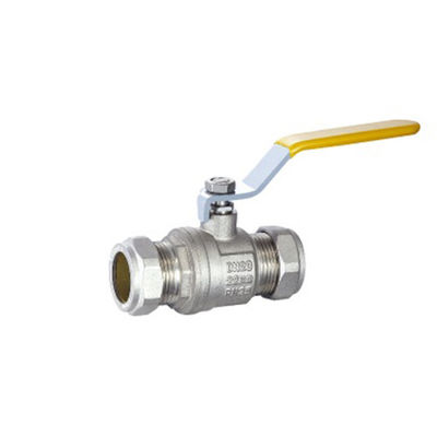 NPT BSP Thread Copper Brass Ball Valve Female Materiali industriali Collegatore metallico