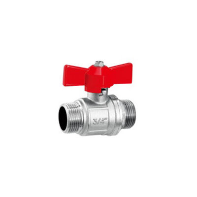 LT-1045FM valvola a sfera a filo in ottone Valvola a sfera in ottone forgiata con sedile Ptfe vergine e fusto a prova di scoppio