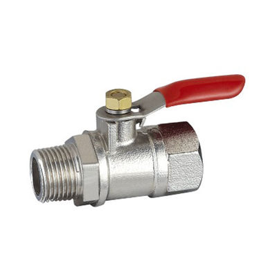 Valvo a sfera miniato di ottone SS maschio originale a filo per gas idro-olio