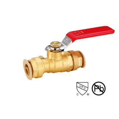 Fusione di un corpo in ottone di un pezzo con valvola di arresto / tubo a filo con ANSI B1.20.1 ASME B1.20.7