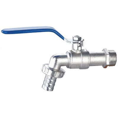 Valvola a sfera di bibcock con corpo in ottone / zinco e filtro in PVC con guarnizione in gomma