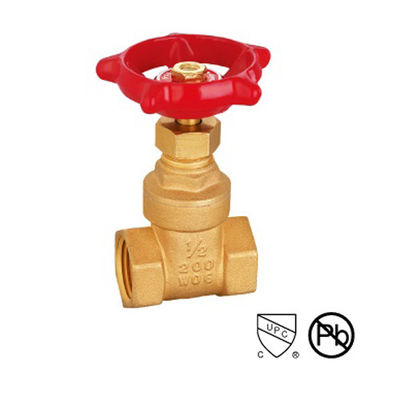 Corpo di colata di ottone Femminile filo 4 pollici Valvola di cancello di ottone collegare potenza manuale