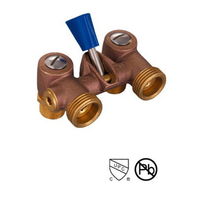 Valvola di controllo in ottone naturale o in ottone nichelato NPT BSP