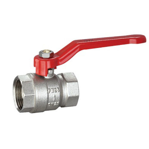 Fabbrica MB materiale industriale femminile connettore metallico NPT BSP filo ottone valvola a sfera di rame valvola d'acqua valvola di ottone