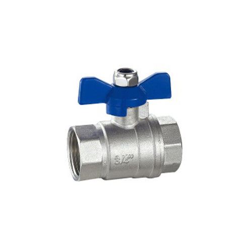 Fabbrica MB Valvole a sfera connettore metallico femminile NPT BSP filo ottone rame forgiato ottone, Virgin Ptfe Seat.