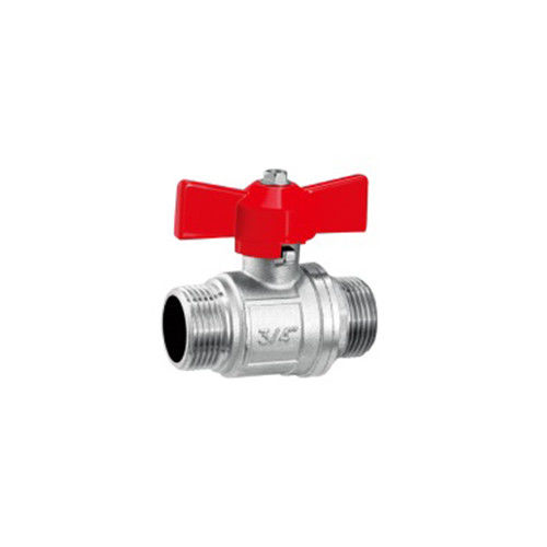 LT-1045FM valvola a sfera a filo in ottone Valvola a sfera in ottone forgiata con sedile Ptfe vergine e fusto a prova di scoppio