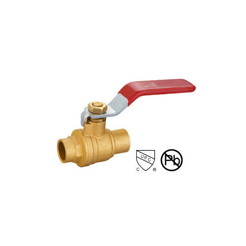 Valvola a sfera di lega Valvola a sfera di ottone con corpo a due pezzi forgiato Full Port 1/4 rdquo -2 rdquo 600WOG 150WSP