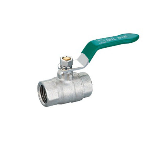 Femmina 1 / 2 Valvola a sfera a filo SS Gas Acqua Manuale di incrustamento in cromo per le connessioni dei tubi