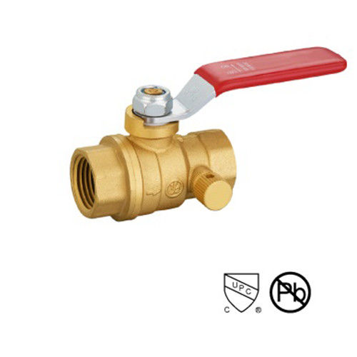 Valvola a filo 600 Wog con maniglia di scarico in acciaio 1/2" 3/4" 1 ′′