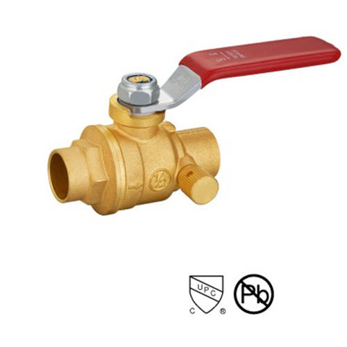 600WOG 150WSP Valvola a sfera di saldatura a porta piena 1/ 2 con cromo o lega di zinco 1/2 ′′