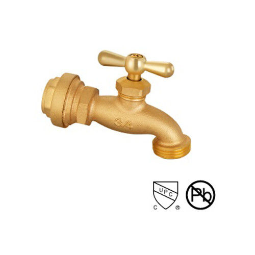 Valvole a sfera di ottone con collegamento rapido per l'acqua con maniglia in lega di zinco Valvola di montaggio del tubo