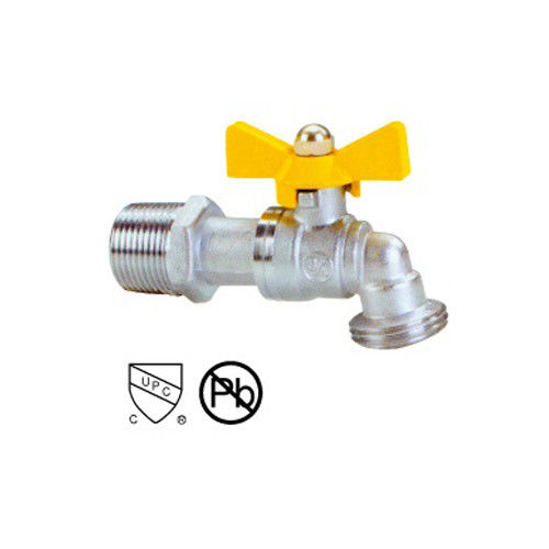 Generale 1/2- -3 /4 Valvola a sfera tubiera Bibb Gas Oil Water Bib Valve