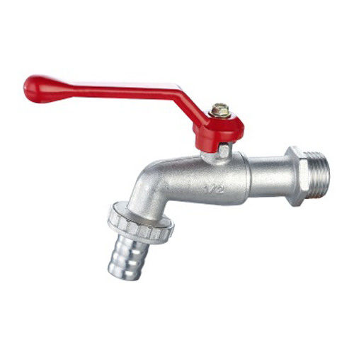 Corpo in ottone e filtro in PVC Guarnizione di gomma Pallone in ottone Bibcock Corpo in due pezzi per l' acqua