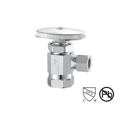 Valvola angolare in ottone con incrocio cromatico 1/ 2 pollici 150 PSI 100g 200°F Temperatura